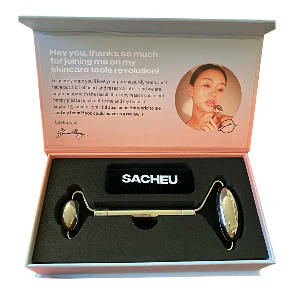 New Sacheu Beauty Dual-Sided Skincare Facial Roller
